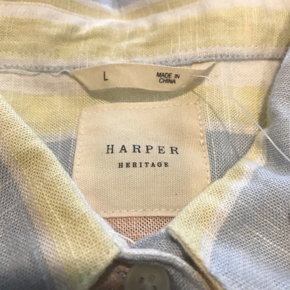 🌿 Francescas Harper Spring Stripe Button Down 🌿 - Picture 6 of 7